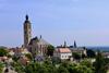 View of Kutná hora from the walkway