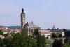 View of Kutná hora from the walkway