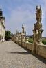 The walkway to St. Barbara's Church