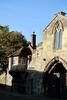 Entrance to the Cathedral Close from opposite the White Hart Hotel