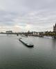 Barge on the Rhein river