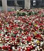 In memoriam to those who lost their lives in the Prague shooting, outside the Faculty of Arts