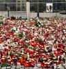 In memoriam to those who lost their lives in the Prague shooting, outside the Faculty of Arts