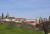 View of Prague Castle from Petřín Hill